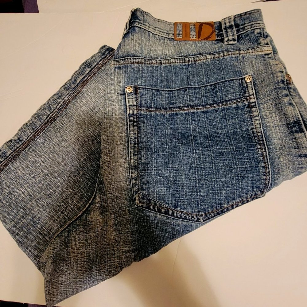 Men's Denim Jeans Shorts by Dtech(?) 38" waist, 27" long